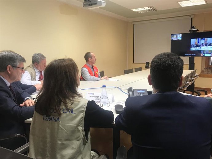 Continúa el simulacro de emergencia en el Pirineo aragonés con una reunión por v