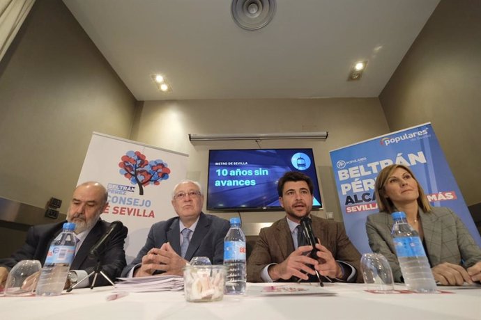 Sevilla.-PP destaca el apuesta de Junta por el metro "tras diez años bloqueado",