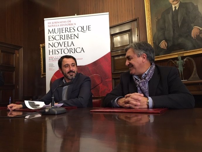 Foto nuestra. Javier Muñoz (izda) y José Luis Corral (dcha)