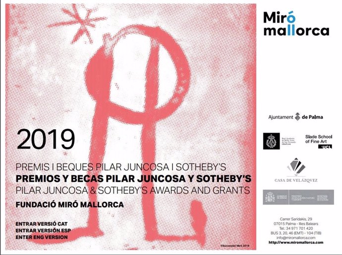 La nova edició del Premi i Beques Pilar Juncosa & Sotheby's compta amb una dot