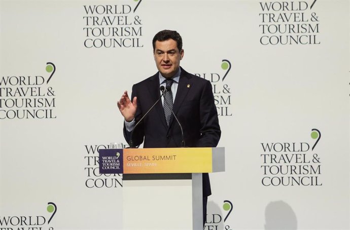 Turismo.- Moreno anima en la cumbre mundial de WTTC a invertir en Andalucía como