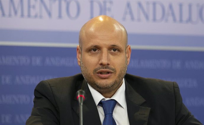 Rueda de prensa Rodrigo Alonso, secretario del grupo Vox en el Parlamento Andalu