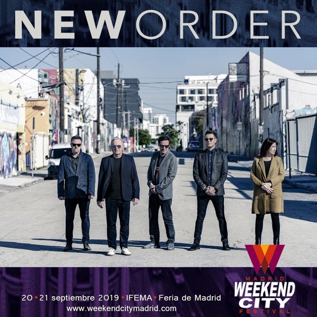 New Order, cabeza de cartel del Weekend City Madrid Festival