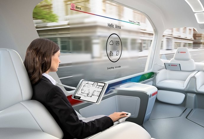 Interior coche autónomo de Bosch