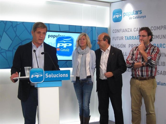 Alberto Fernández, Belén Pajares, Javier Mulleras y Alberto Villagrasa