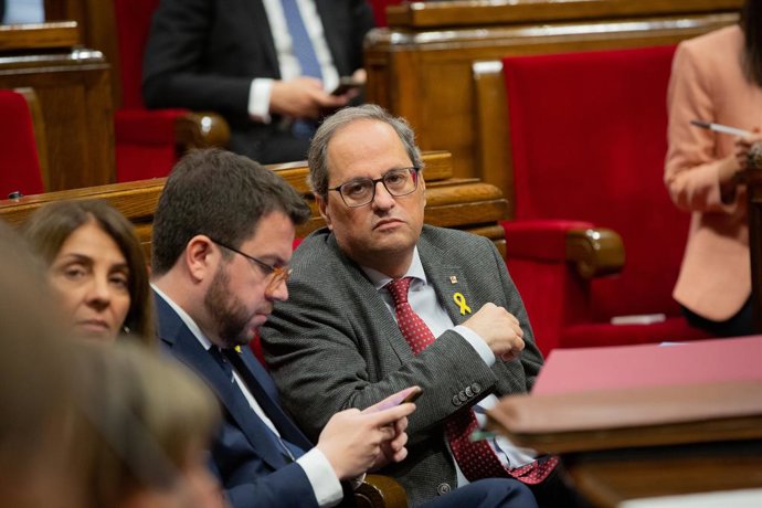 AMP.- Torra demana als diputats defensar la llibertat d'expressió després de la 