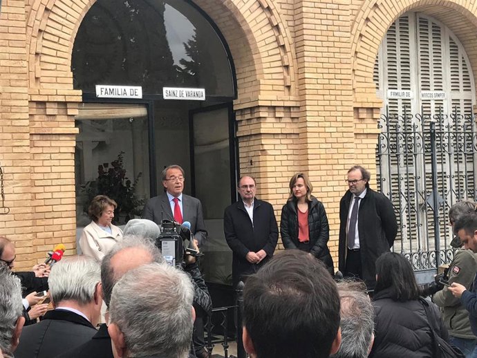 Zaragoza.- Lambán destaca que Sainz de Varanda es el político "más importante" q