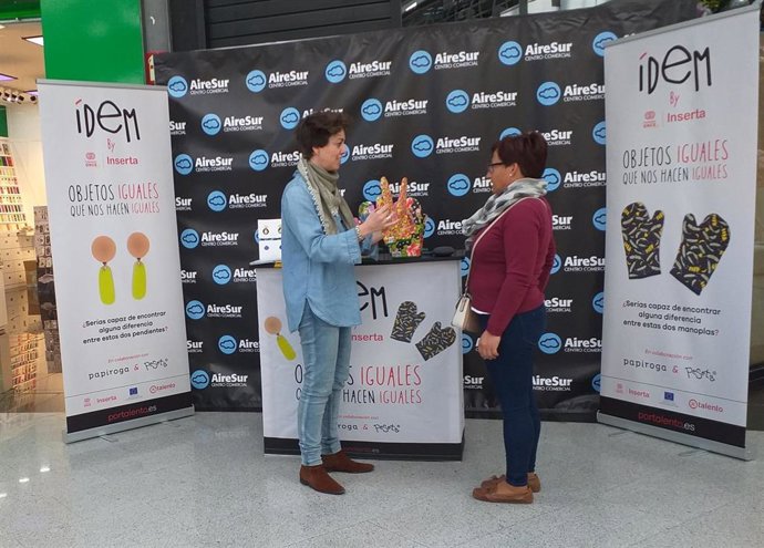 Sevilla.-Fundación ONCE e Inserta presentan en AireSur una campaña que reivindic