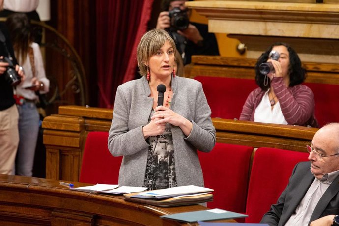 Pleno en el Parlament de Catalunya