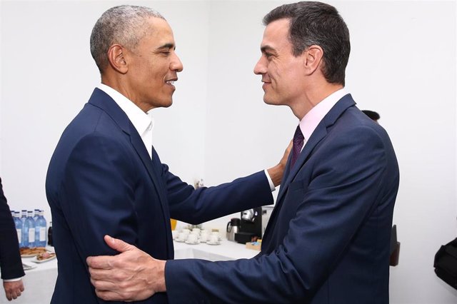 PEdro sanchez y obama