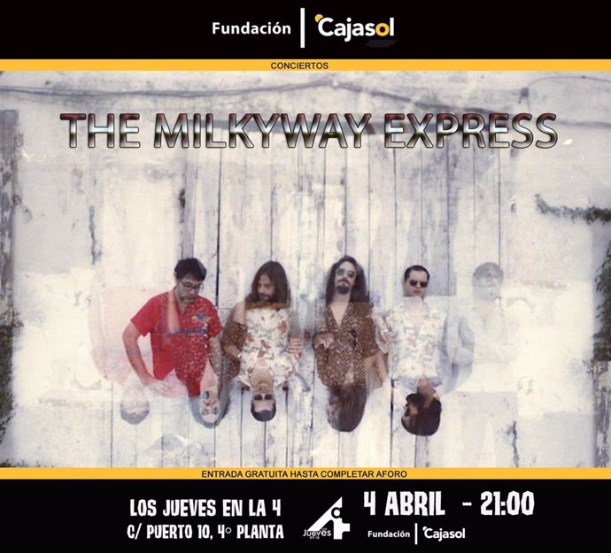 Huelva.- Cajasol.- La banda The Milkyway Express participa el ciclo en 'Los Juev