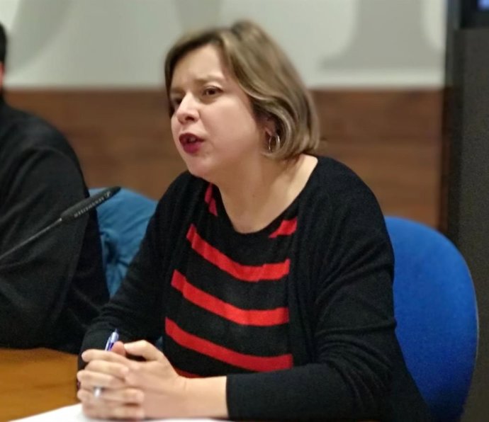 La vicealcaldesa de Oviedo, Ana Taboada, en rueda de prensa