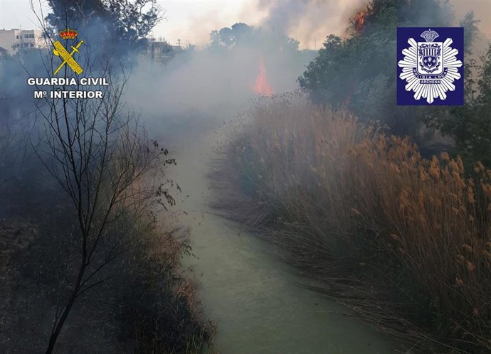 Sucesos.- Guardia Civil y Policía Local de Archena esclarecen un incendio forest