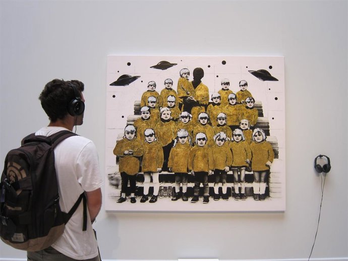 Una de las obras de arte presentadas al Premio de Santa Isabel de la DPZ