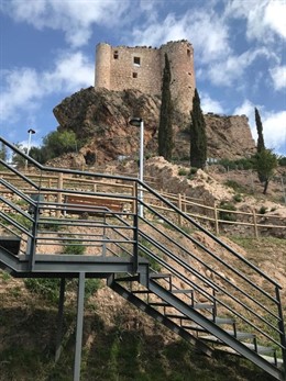 Jaén.- Turismo.- Huelma rehabilita el entorno de su castillo con un parque como 