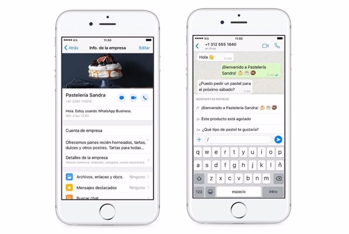 WhatsApp lanza su 'app' Business en iOS, que llega a los primeros siete países