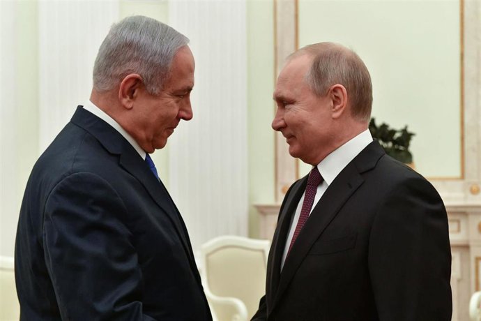 Israeli Prime Minister Benjamin Netanyahu in Moscow