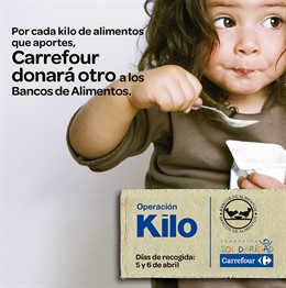 Vuelve la 'Operación Kilo' de Carrefour Logroño y Carrefour Las Cañas los días 5