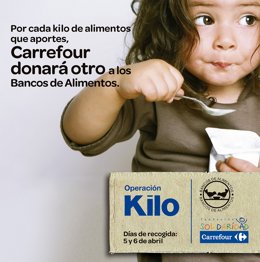 Carrefour celebra este fin de semana su tradicional 'Operación Kilo' igualando l