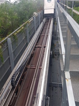 Sevilla.- El ascensor inclinado de la parada de metro de San Juan Bajo suma otra