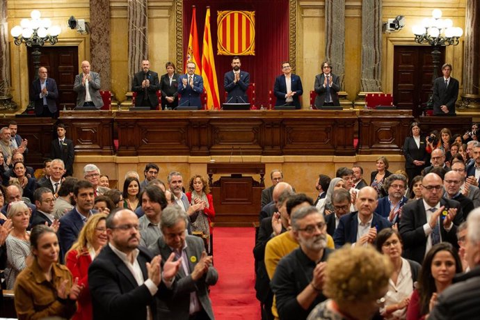 Se reanuda el pleno en el Parlament de Cataluña
