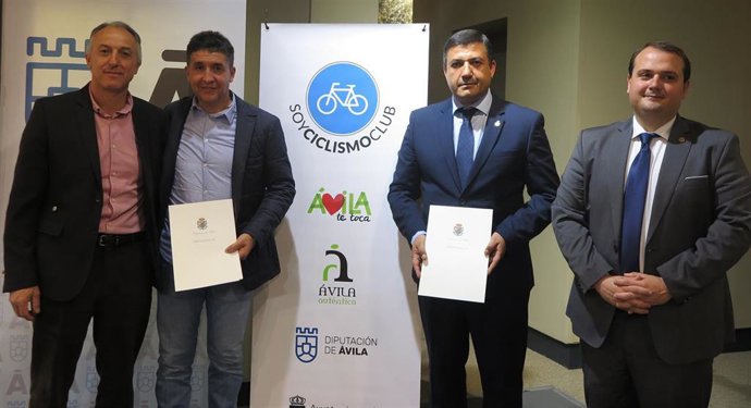 Diputación de Ávila y el club Soy Ciclismo del exciclista Carlos Sastre colabora