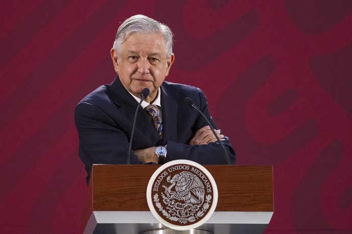 Obrador daily press conference in Mexico City