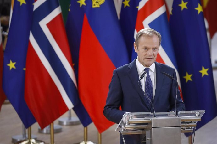 Brexit.- Tusk convoca una cumbre de líderes europeos el 10 de abril tras el terc