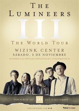 The Lumineers anuncian concierto en Madrid