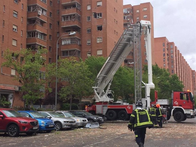 Las 78 familias del edificio de Vallecas que ha sufrido una explosión no podrán 