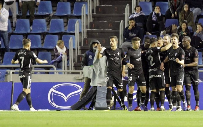 Fútbol/Liga 123.- El Sporting otea el 'play-off' tras imponerse al Tenerife