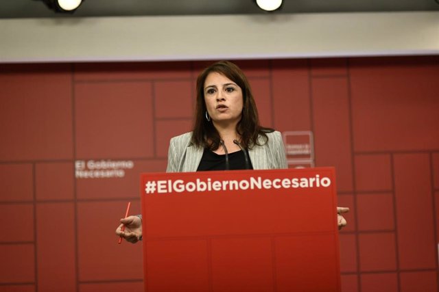 Rueda de prensa del PSOE sobre actualidad política
