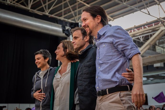 Acte 'Guanyem per Avanar' amb el secretari general de Podem, Pablo Iglesias 