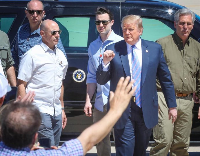 US President Trump visit to US-Mexico border
