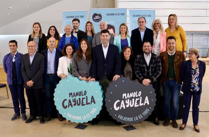 Huelva.- 26M.- Cayuela (PP) presenta su lista "con capacidad de gestión" para se