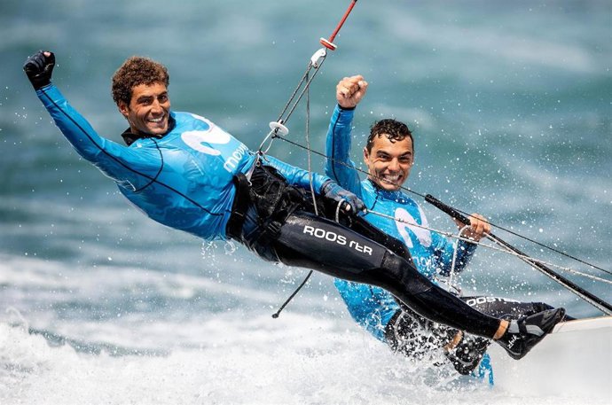 Vela.- El 470 "Movistar" de Jordi Xammar y Nico Rodríguez, subcampeón del Trofeo