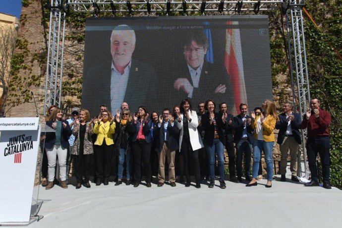 28A.- Puigdemont Dice Que "No Se Puede Garantizar El Progreso Desde La Política 