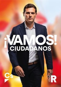 "¡Vamos, Ciudadanos!", el lema con el que Rivera aspira a la Presidencia del Gobierno