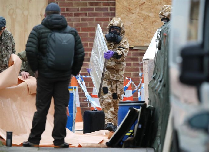 Decontamination works at former Russian spy Sergei Skripal house