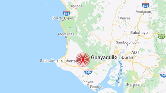 Un terremoto de 5,3 grados sacude las costas de Ecuador