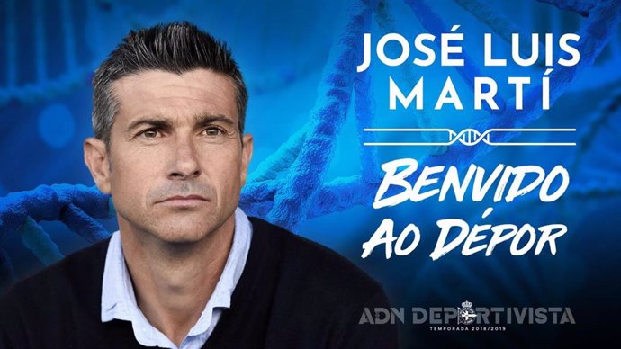 Fútbol.- José Luis Martí, nuevo entrenador del Deportivo