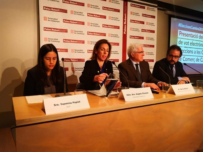 Chacón defiende que el voto electrónico en las cámaras garantiza el resultado y 