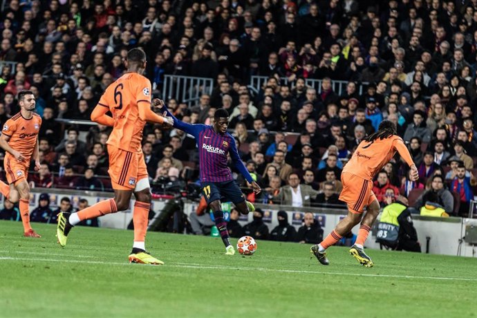 Football: UEFA Champions League - FC Barcelona  v Olympique Lyonnais