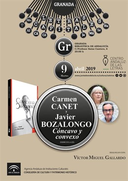 Granada.- El Centro Andaluz de las Letras presenta 'Cóncavo y convexo', de Carme
