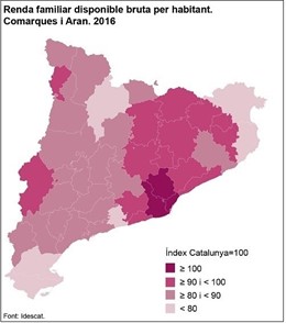 La Cerdanya (Girona) es la comarca donde más se incrementó la renta por habitant