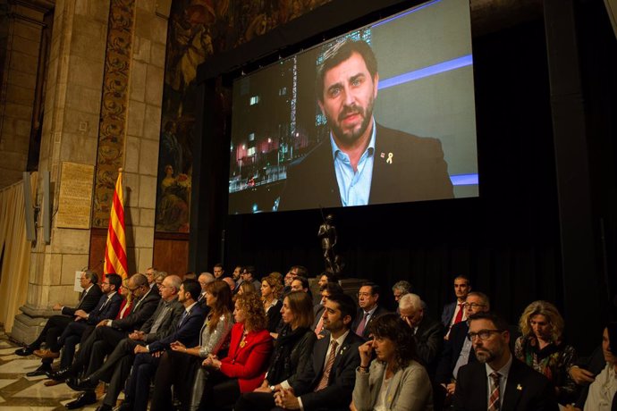 Presentació del Consell per la República en el Palau de la Generalitat 