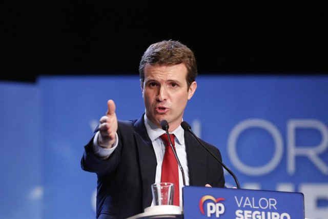 Acto del PP con militantes en Salamanca (Castilla y León) en el que interviene e