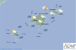 Predicción meteorológica para este martes 9 de abril de marzo en Baleares: chuba