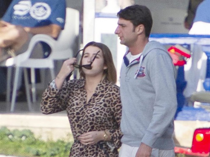 Alba Díaz y su novio, Javier Calle,