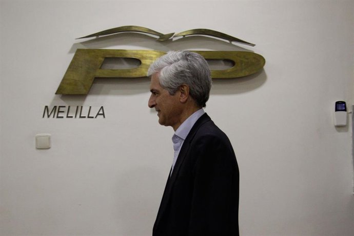 Adolfo Suárez Illana , con el candidadto del PP por Melilla Fernando Gutiérrez D